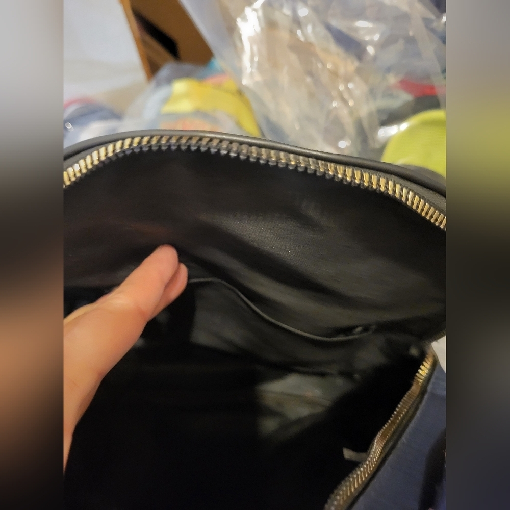 Ardene Navy Blue Backpack Purse - Picture 5 of 6